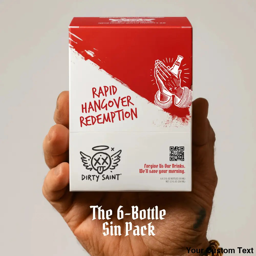 Rapid Hangover Recovery Shot in Natural Grape Flavor Dirty Saint