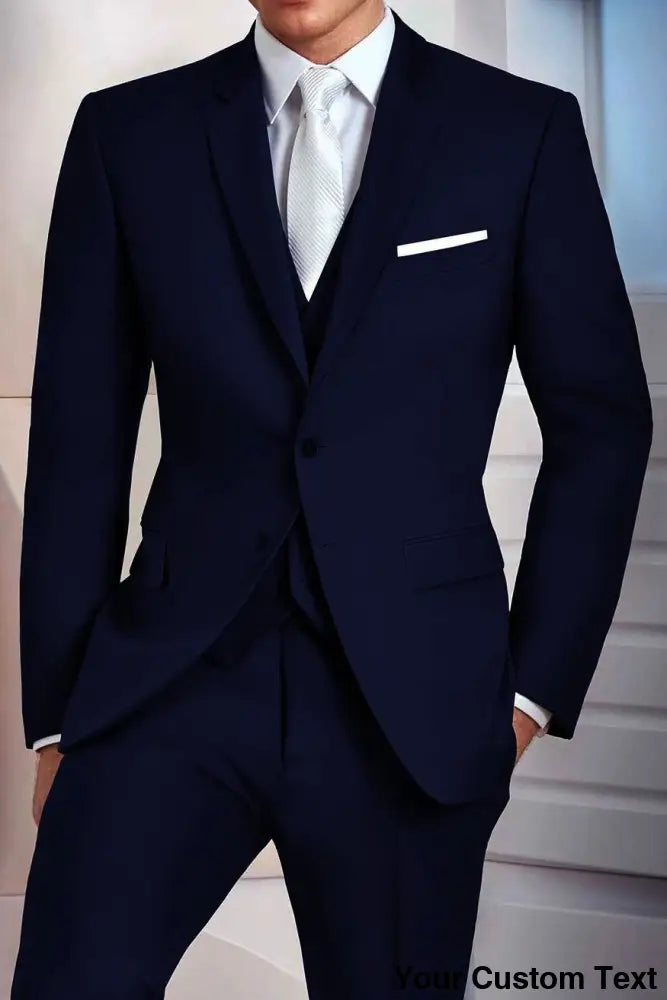 "Madison" Midnight Navy Suit Jacket Notch (Separates) Tux-USA